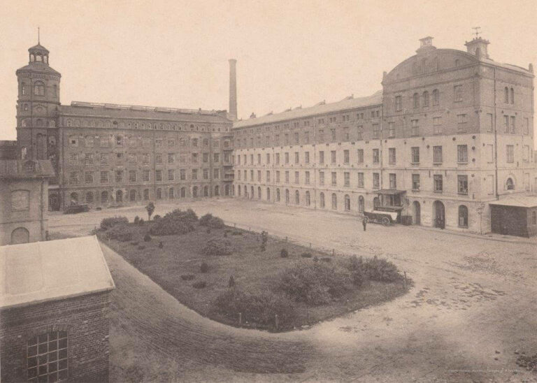 Foto 1 Stara przędzalnia lnu, 1908 r