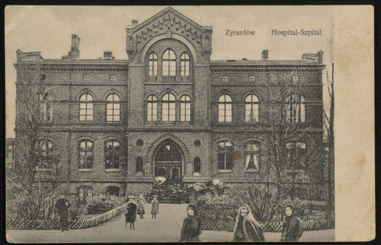 Foto 1 Szpital na pocztówkce z ok 1918r