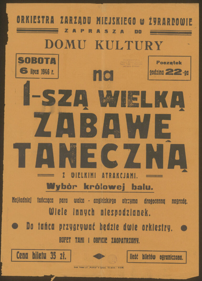 Foto 4 Afisz - Orkiestra Zarządu Miejskiego w Żyrardowie zaprasza
