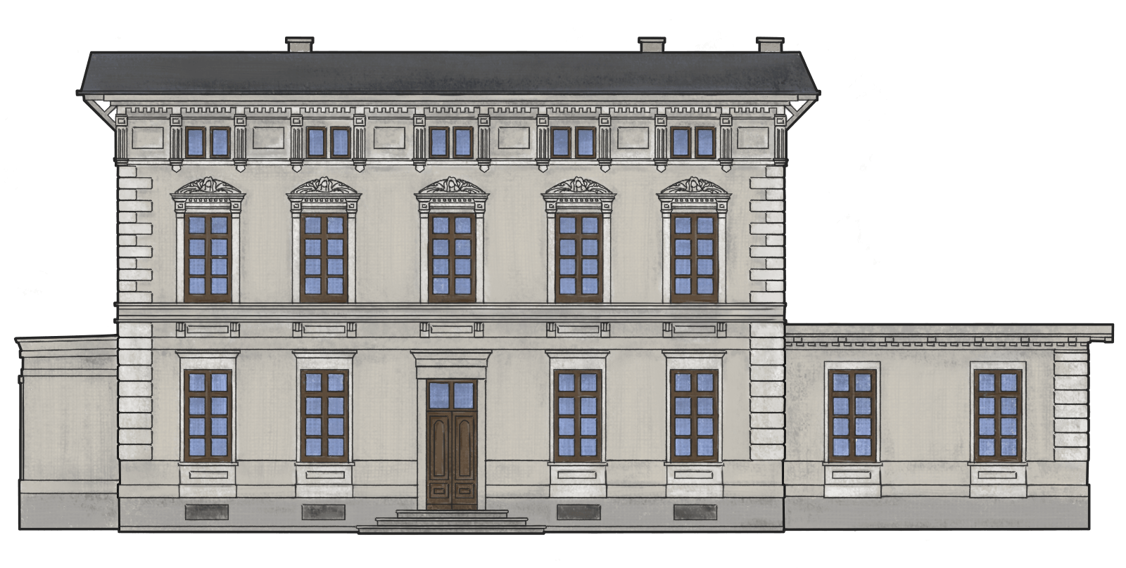 Palacyk Tyrolski, ilustracja, autor Aleksandra Osińska