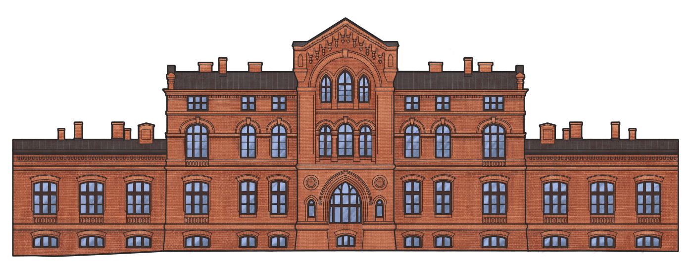 Szpital Fabryczny, ilustracja, autor Aleksandra Osińska