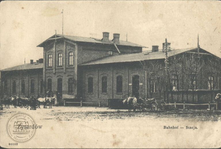 Foto 1 Dawny dworzec kolejowy w Żyrardowie, ok. 1900 r.